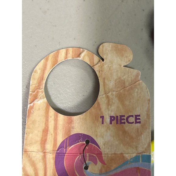 OP 1 Piece Swim Suit Girls Size L (10/12) Butterflies Blue - Picture 4 of 6